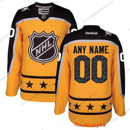 2017 NHL All-Star Game Přizpůsobené Atlantic Division Reebok Žlutá Sešitý Hokejový Dres