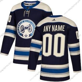 Adidas Dětské Columbus Blue Jackets Přizpůsobené Námořnictvo Autentické Náhradní Dres