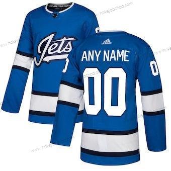 Adidas Dětské Winnipeg Jets Přizpůsobené Modrý Náhradní Autentické Dres