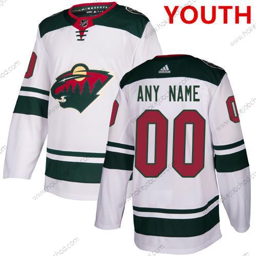 Adidas Minnesota Wild Přizpůsobené NHL Autentické Bílý Dres