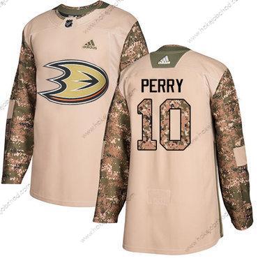 Adidas Mládež Anaheim Ducks #10 Corey Perry Camo Autentické 2017 Veterans Day Sešitý NHL Dres