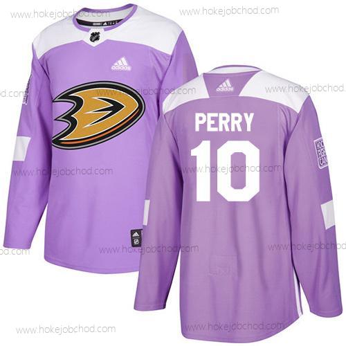 Adidas Mládež Anaheim Ducks #10 Corey Perry Nachový Autentické Bojuje proti rakovině Sešitý NHL Dres