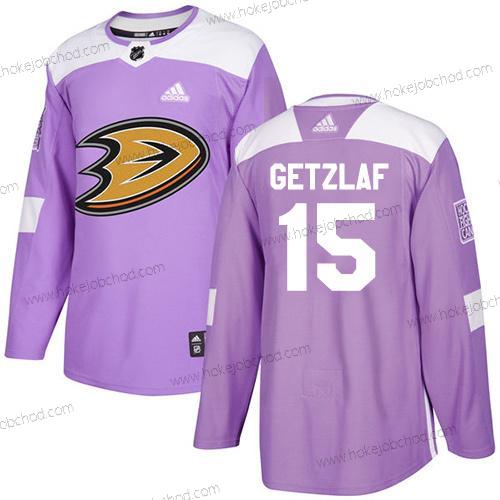 Adidas Mládež Anaheim Ducks #15 Ryan Getzlaf Nachový Autentické Bojuje proti rakovině Sešitý NHL Dres