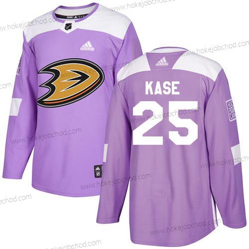 Adidas Mládež Anaheim Ducks #25 Ondrej Kase Nachový Autentické Bojuje proti rakovině Sešitý NHL Dres