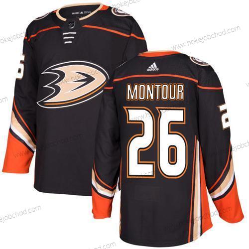 Adidas Mládež Anaheim Ducks #26 Brandon Montour Černá Domácí Autentické Sešitý NHL Dres