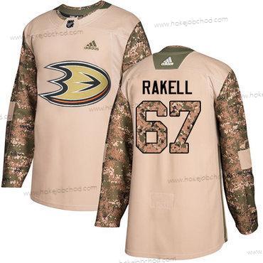 Adidas Mládež Anaheim Ducks #67 Rickard Rakell Camo Autentické 2017 Veterans Day Sešitý NHL Dres