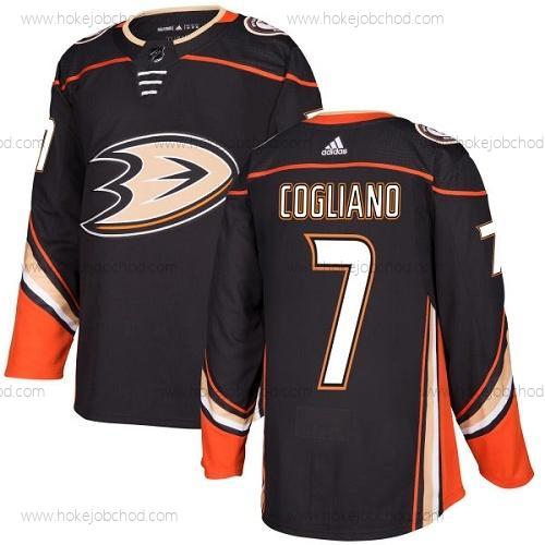 Adidas Mládež Anaheim Ducks #7 Andrew Cogliano Černá Domácí Autentické Sešitý NHL Dres