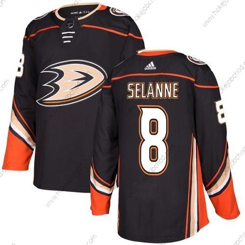 Adidas Mládež Anaheim Ducks #8 Teemu Selanne Černá Domácí Autentické Sešitý NHL Dres