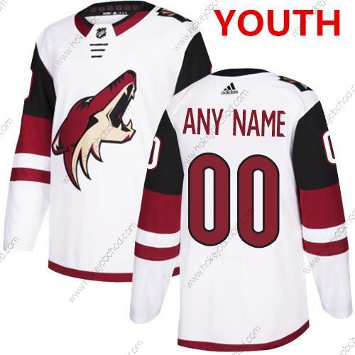 Adidas Mládež Arizona Coyotes Přizpůsobené Bílý Autentické NHL Dres