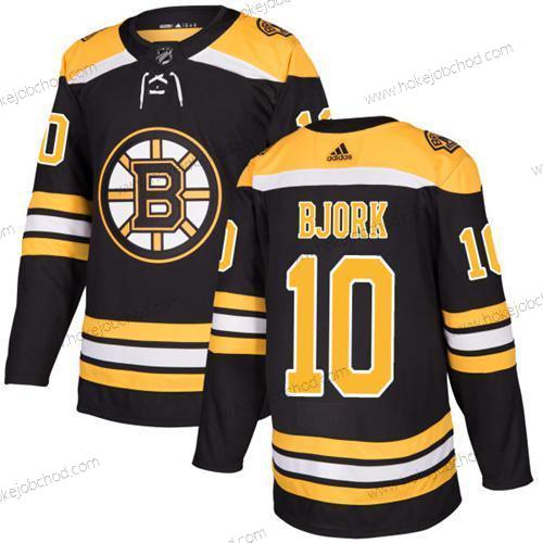 Adidas Mládež Boston Bruins #10 Anders Bjork Černá Domácí Autentické Sešitý NHL Dres