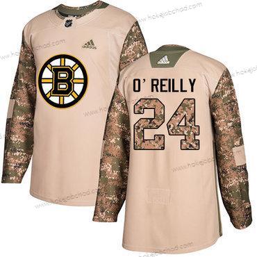 Adidas Mládež Boston Bruins #24 Terry O’Reilly Camo Autentické 2017 Veterans Day Sešitý NHL Dres