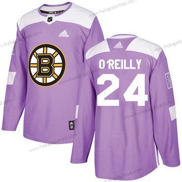 Adidas Mládež Boston Bruins #24 Terry O’Reilly Nachový Autentické Bojuje proti rakovině Sešitý NHL Dres