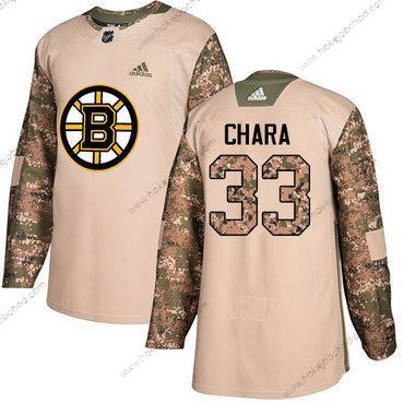 Adidas Mládež Boston Bruins #33 Zdeno Chara Camo Autentické 2017 Veterans Day Sešitý NHL Dres