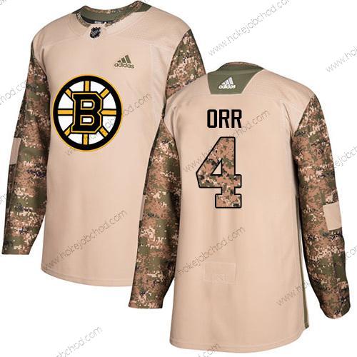 Adidas Mládež Boston Bruins #4 Bobby Orr Camo Autentické 2017 Veterans Day Sešitý NHL Dres