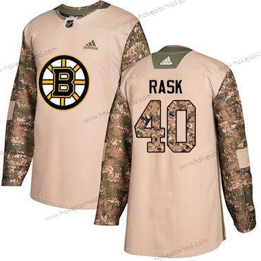 Adidas Mládež Boston Bruins #40 Tuukka Rask Camo Autentické 2017 Veterans Day Sešitý NHL Dres