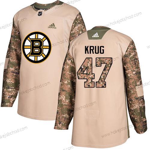 Adidas Mládež Boston Bruins #47 Torey Krug Camo Autentické 2017 Veterans Day Sešitý NHL Dres