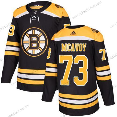 Adidas Mládež Boston Bruins #73 Charlie Mcavoy Černá Domácí Autentické Sešitý NHL Dres