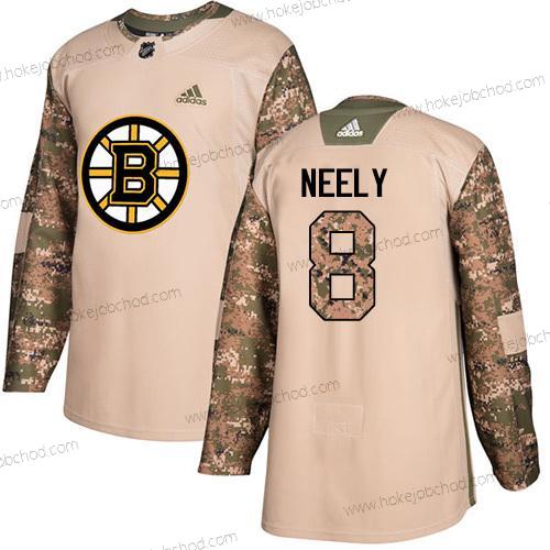 Adidas Mládež Boston Bruins #8 Cam Neely Camo Autentické 2017 Veterans Day Sešitý NHL Dres