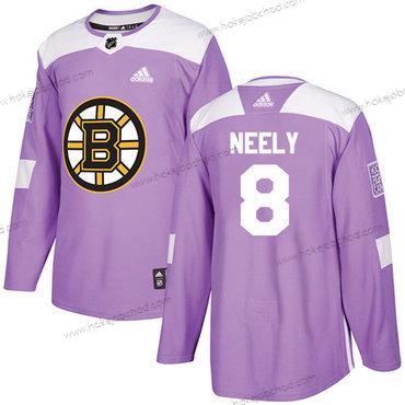 Adidas Mládež Boston Bruins #8 Cam Neely Nachový Autentické Bojuje proti rakovině Sešitý NHL Dres