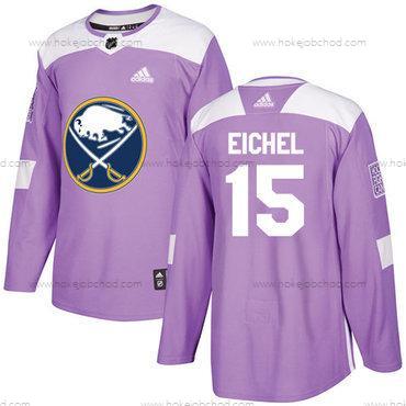 Adidas Mládež Buffalo Sabres #15 Jack Eichel Nachový Autentické Bojuje proti rakovině Sešitý NHL Dres