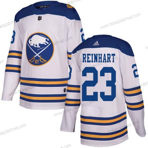 Adidas Mládež Buffalo Sabres #23 Sam Reinhart Bílý Autentické 2018 Zimní Klasický Sešitý NHL Dres