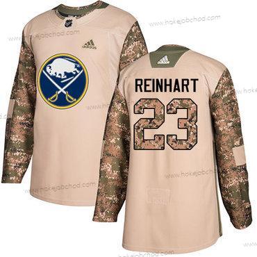 Adidas Mládež Buffalo Sabres #23 Sam Reinhart Camo Autentické 2017 Veterans Day Sešitý NHL Dres