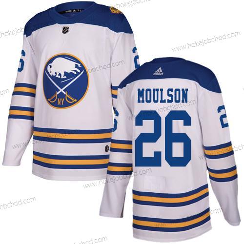 Adidas Mládež Buffalo Sabres #26 Matt Moulson Bílý Autentické 2018 Zimní Klasický Sešitý NHL Dres