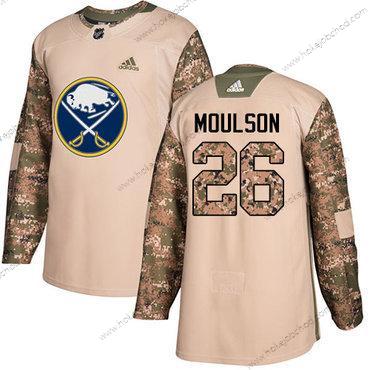 Adidas Mládež Buffalo Sabres #26 Matt Moulson Camo Autentické 2017 Veterans Day Sešitý NHL Dres