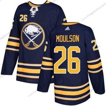 Adidas Mládež Buffalo Sabres #26 Matt Moulson Námořnictvo Modrý Domácí Autentické Sešitý NHL Dres