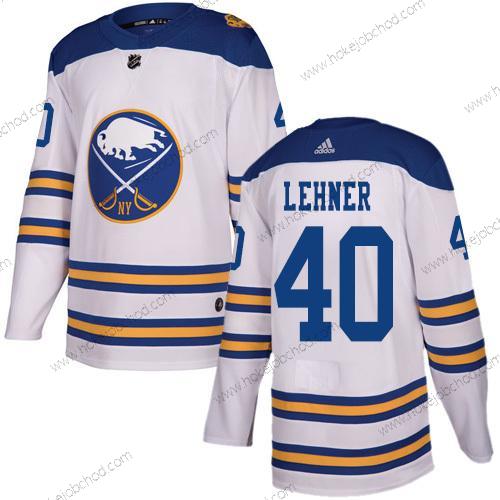 Adidas Mládež Buffalo Sabres #40 Robin Lehner Bílý Autentické 2018 Zimní Klasický Sešitý NHL Dres