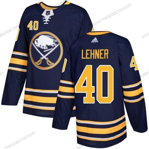 Adidas Mládež Buffalo Sabres #40 Robin Lehner Námořnictvo Modrý Domácí Autentické Sešitý NHL Dres