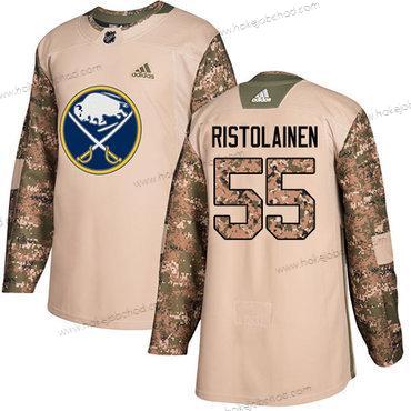 Adidas Mládež Buffalo Sabres #55 Rasmus Ristolainen Camo Autentické 2017 Veterans Day Sešitý NHL Dres