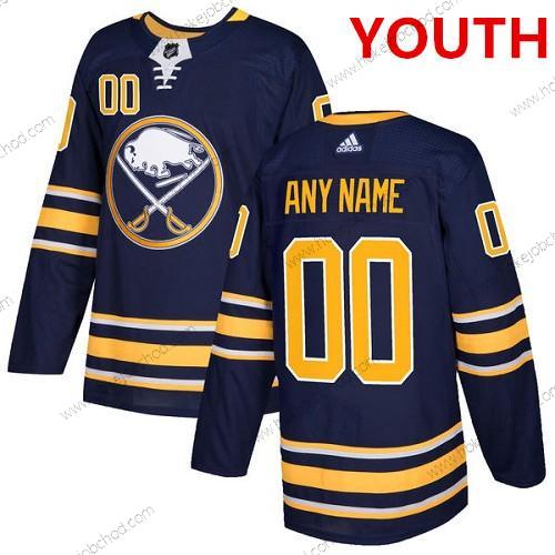 Adidas Mládež Buffalo Sabres Přizpůsobené Autentické Námořnictvo Modrý Domácí NHL Dres