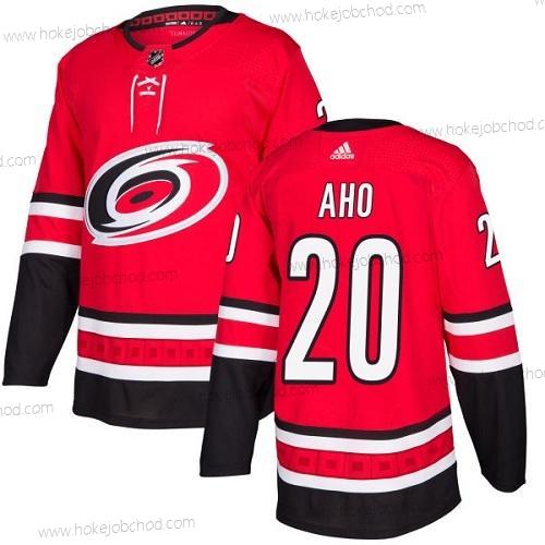 Adidas Mládež Carolina Hurricanes #20 Sebastian Aho Červené Domácí Autentické Sešitý NHL Dres