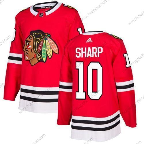 Adidas Mládež Chicago Blackhawks #10 Patrick Sharp Červené Domácí Autentické Sešitý NHL Dres