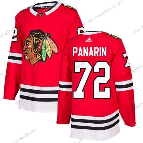 Adidas Mládež Chicago Blackhawks #72 Artemi Panarin Červené Domácí Autentické Sešitý NHL Dres