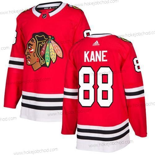 Adidas Mládež Chicago Blackhawks #88 Patrick Kane Červené Domácí Autentické Sešitý NHL Dres