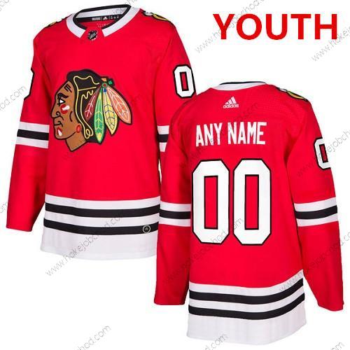 Adidas Mládež Chicago Blackhawks Přizpůsobené Autentické Červené Domácí NHL Dres