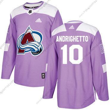 Adidas Mládež Colorado Avalanche #10 Sven Andrighetto Nachový Autentické Bojuje proti rakovině Sešitý NHL Dres