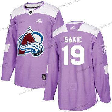 Adidas Mládež Colorado Avalanche #19 Joe Sakic Nachový Autentické Bojuje proti rakovině Sešitý NHL Dres