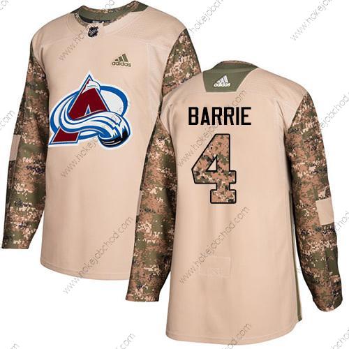 Adidas Mládež Colorado Avalanche #4 Tyson Barrie Camo Autentické 2017 Veterans Day Sešitý NHL Dres