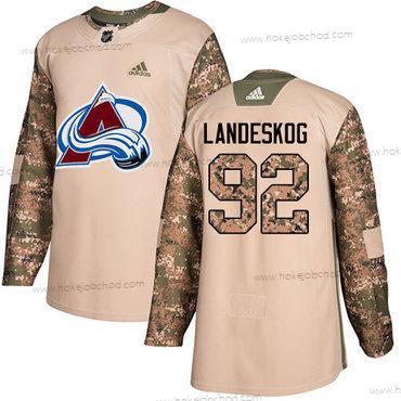 Adidas Mládež Colorado Avalanche #92 Gabriel Landeskog Camo Autentické 2017 Veterans Day Sešitý NHL Dres