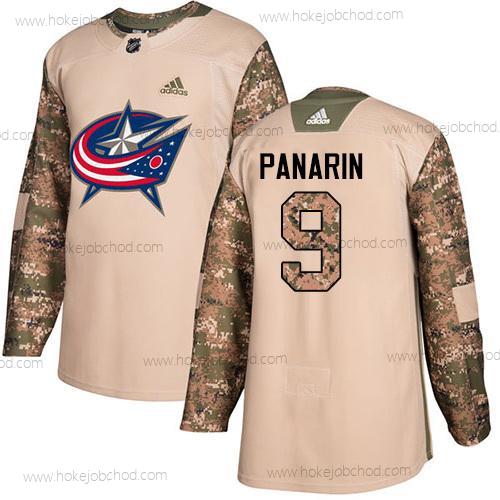 Adidas Mládež Columbus Blue Jackets #9 Artemi Panarin Camo Autentické 2017 Veterans Day Sešitý NHL Dres