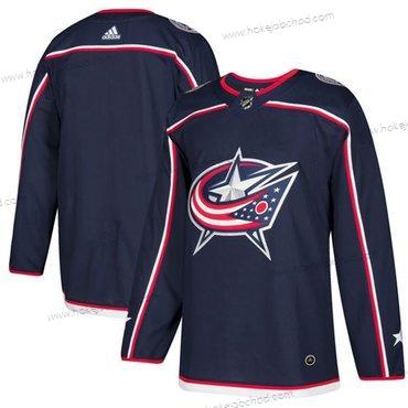 Adidas Mládež Columbus Blue Jackets Prázdný Námořnictvo Modrý Domácí Autentické Sešitý NHL Dres