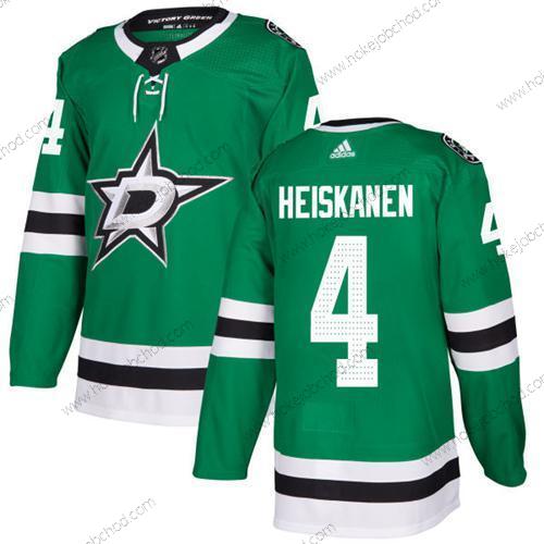 Adidas Mládež Dallas Stars #4 Miro Heiskanen Zelená Domácí Autentické Sešitý NHL Dres