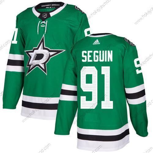 Adidas Mládež Dallas Stars #91 Tyler Seguin Zelená Domácí Autentické Sešitý NHL Dres