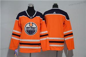 Adidas Mládež Edmonton Oilers Prázdný Oranžová Domácí Autentické Sešitý NHL Dres