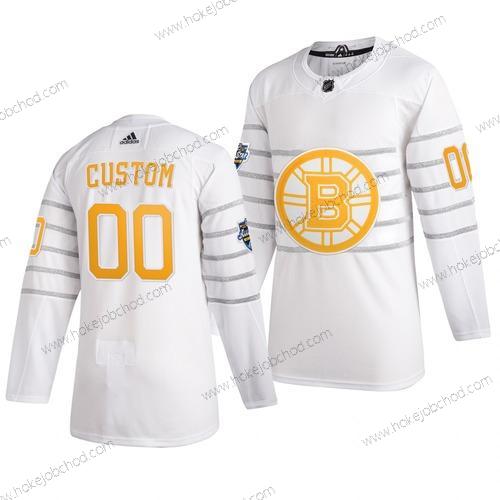 Adidas Muž 2020 NHL All-Star Game Přizpůsobené Boston Bruins Autentické Bílý Dres