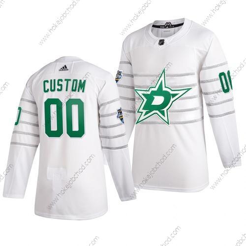 Adidas Muž 2020 NHL All-Star Game Přizpůsobené Dallas Stars Autentické Bílý Dres