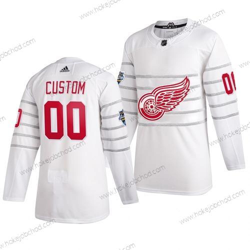 Adidas Muž 2020 NHL All-Star Game Přizpůsobené Detroit Red Wings Autentické Bílý Dres